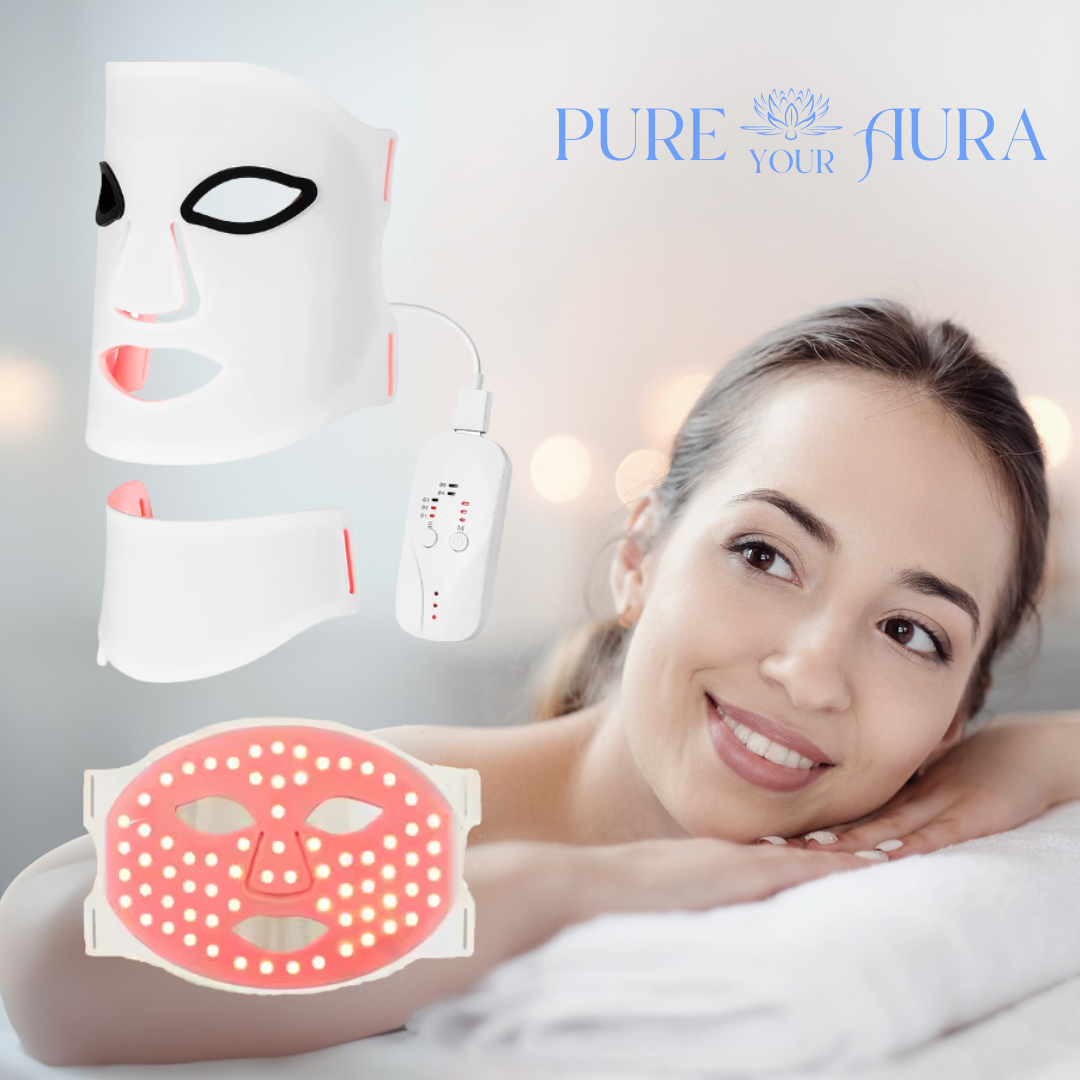 Light Therapy Face and Neck Mask + Gift