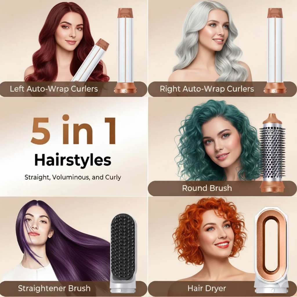 5 in 1 Professional Hair Styler