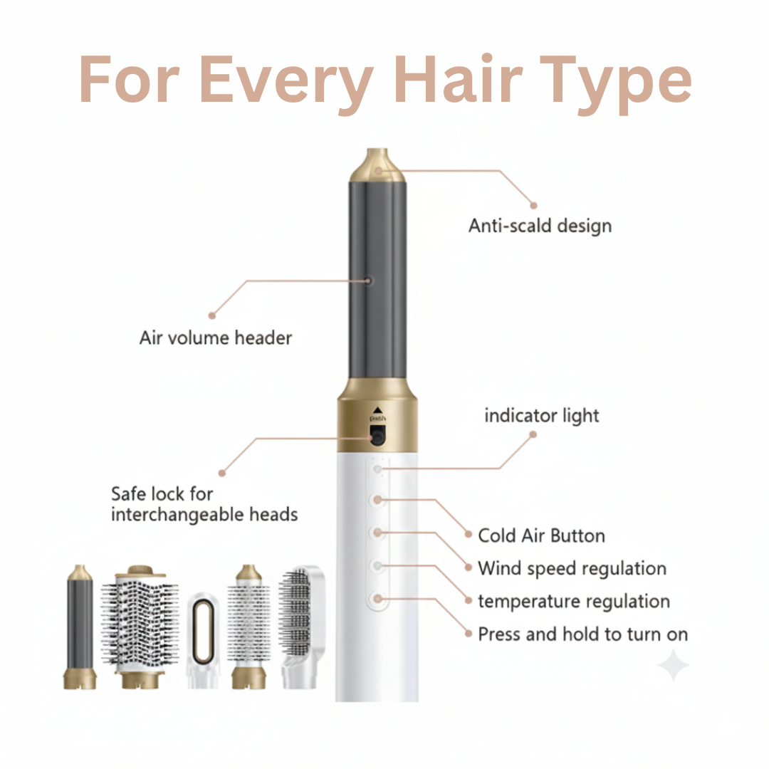 5 in 1 Professional Hair Styler